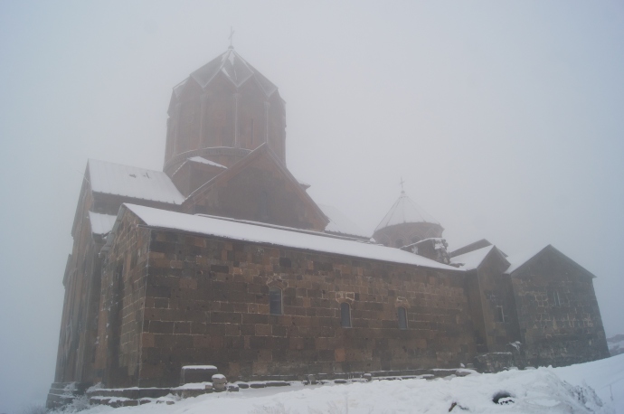Атмосферное фото монастыря Ованованк
