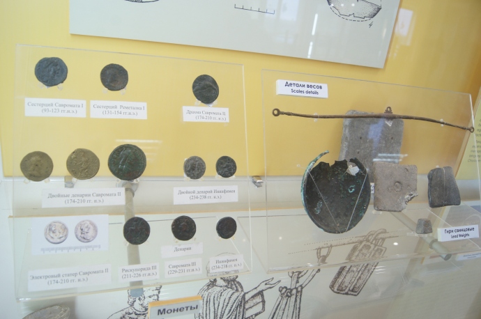 Экспонаты главного музея - монеты