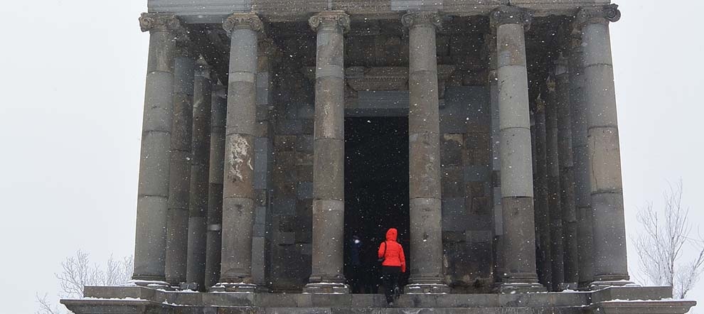 Языческий храм в Гарни. Армения