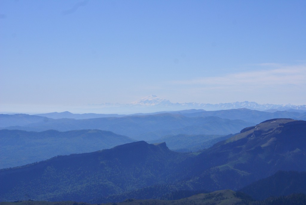 Вид с вершины большого Тхача