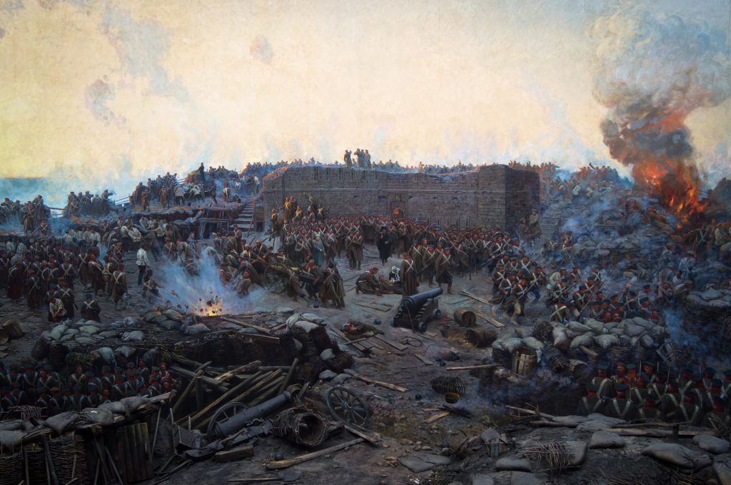 Панорама первой обороны Севастополя