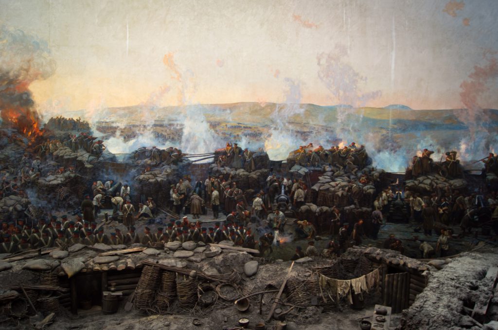 Панорама первой обороны Севастополя