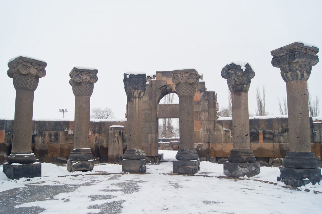 Развалины Храма Звартноц